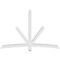 Ekena Millwork Alberta Architectural Grade PVC Gable Bracket, 84"W x 56"H x 4"D x 4"F, 16/12 Pitch GBP084X56X0404ALB00 - alternate 2